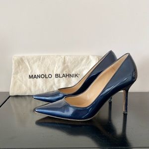 Manolo Blahnik Patent Leather BB Sz 36